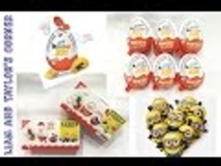 KINDER JOY Surprise Eggs Minions | Despicable Me | Liam and Taylor's Corner