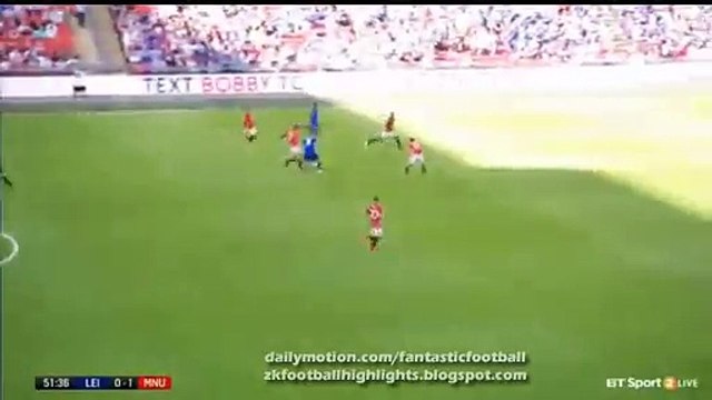 1-1 Jamie Vardy Goal HD - Leicester City 1-1 Manchester United - Community Shield 07.08.2016 HD
