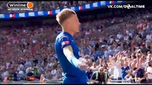 Jamie Vardy Goal - Leicester 1-1 Manchester United - 07-08-2016