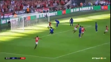 Zlatan Ibrahimovic Super Goal - Leicester City 2-1 Manchester United - Community