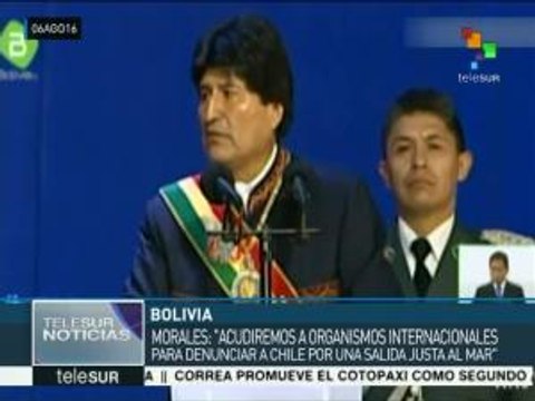 Morales: Bolivia acudirá a La Haya para buscar salida al mar