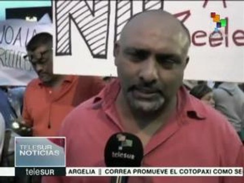 Honduras: ciudadanía se manifiesta contra reelección