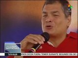 Ecuador: Correa denuncia desprestigio mediático contra su gobierno