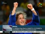 La argentina Paula Pareto da la primera medalla de oro a Sudamérica