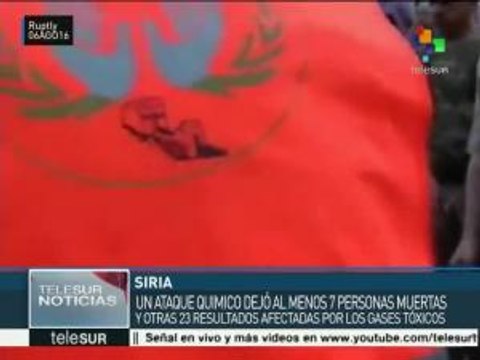 Siria: atentado con químicos deja 7 personas muertas y 23 heridas