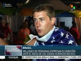Protestas contra Temer marcan inauguración de JORío2016