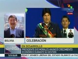 Morales: inversiones en Bolivia, seguras pese a crisis global