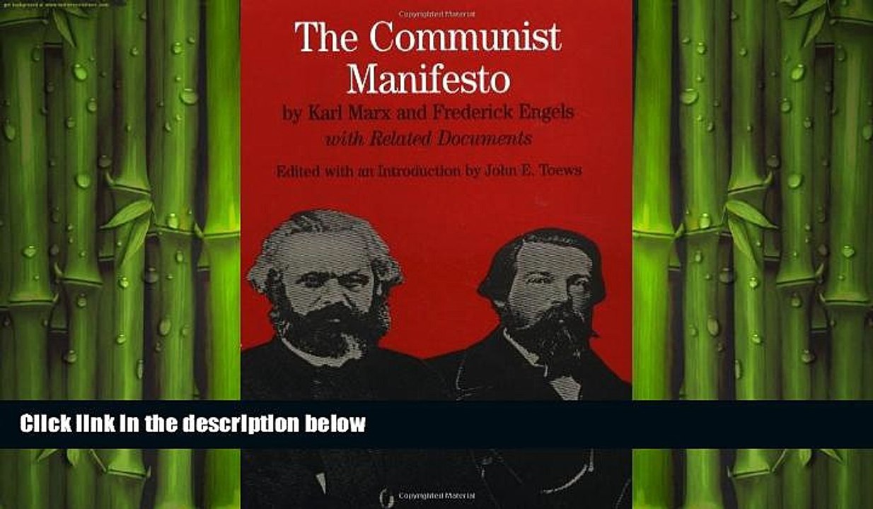 FREE PDF  The Communist Manifesto: With Related Documents (Bedford Cultural Editions Series)  FREE
