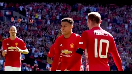 Leicester City 1 vs 2 Manchester United All Goals Community Shield 2016