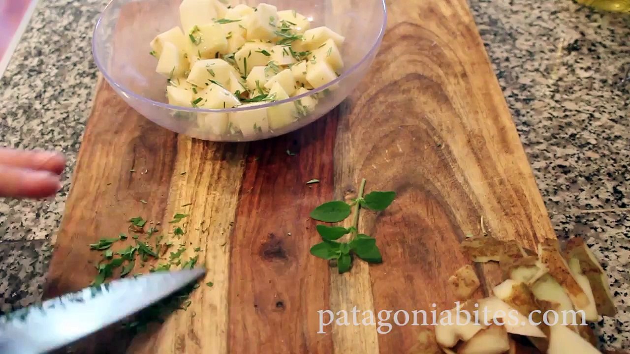 Mushroom Cheddar Salami Potato Empanada