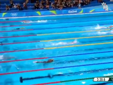 Cristian Quintero clasifica a semifinales en los 200 metros libre.-