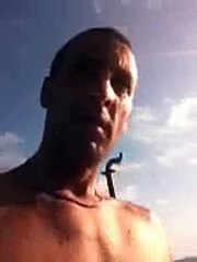 Ce taré saute sur un requin tigre