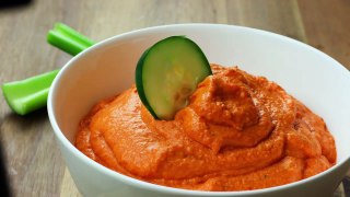 Roasted Red Pepper Hummus GIF