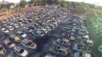 422 voitures détruites par le feu pendant un festival