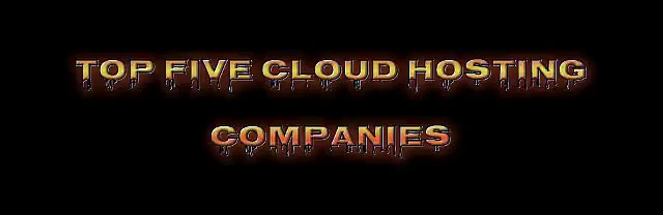 Top five cloud hosting companies-Expert IT Soluation