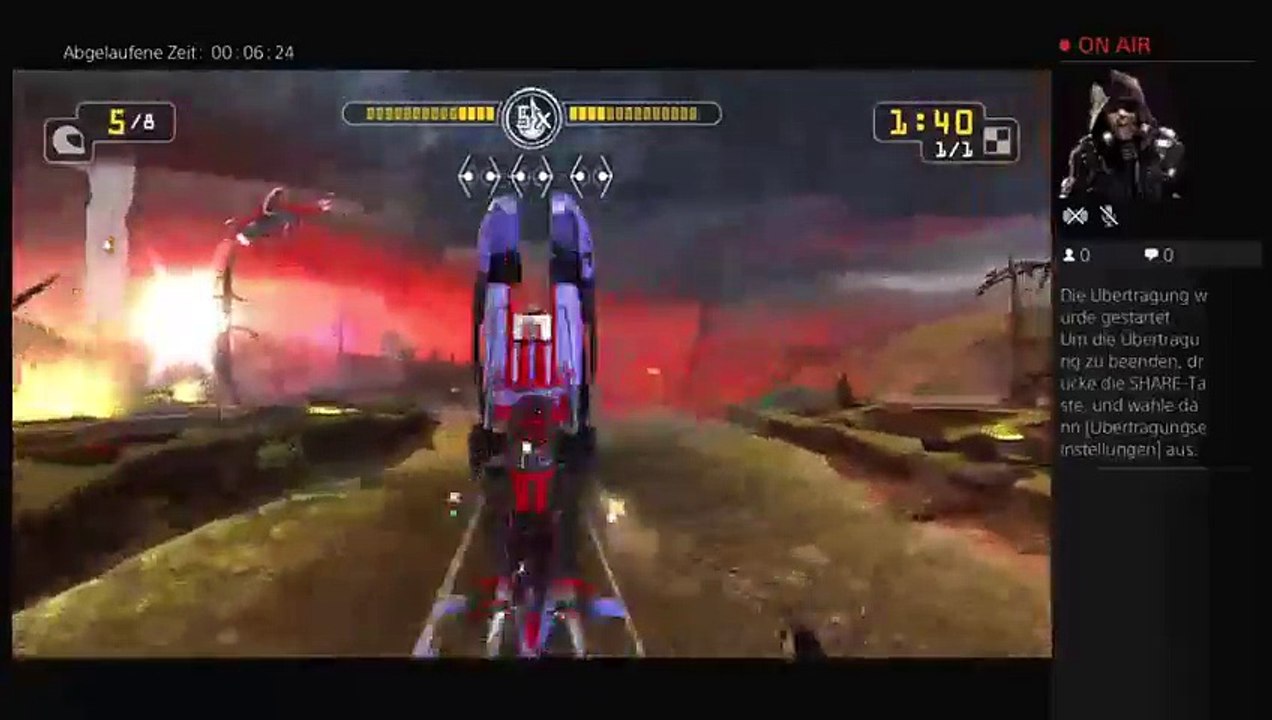 Ps4-live-Übertragung von killer-com