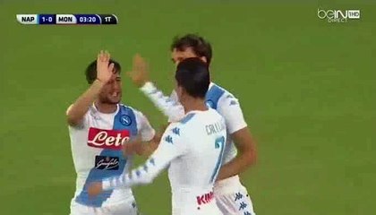 Manolo Gabbiadini Goal - Napoli  1-0	 Monaco - 07-08-2016