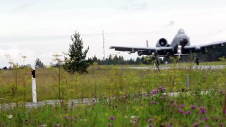 NATO News: U.S. A-10 Attack Aircraft Land on Estonian Highway. (August 4, 2016).