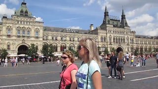 Moscow Red square - 2016 - Anthony with Marina Mother