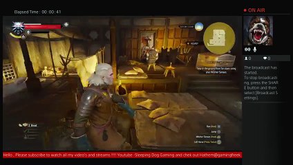 SIeeping Dog Gaming Uk Present's The Witcher 3 (3)