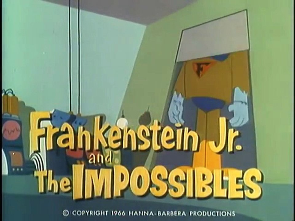 Frankenstein Jr. and The Impossibles Intro - Close with CBS Color Open and HB Box Logo