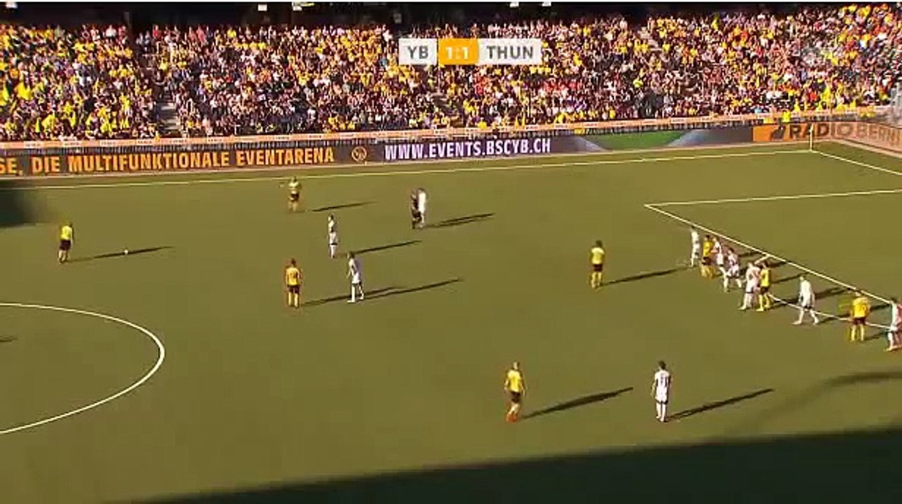 Young Boys Bern 2:1 FC Thun (Swiss Super League 3. Runde 2016/2017 6.August 2016)