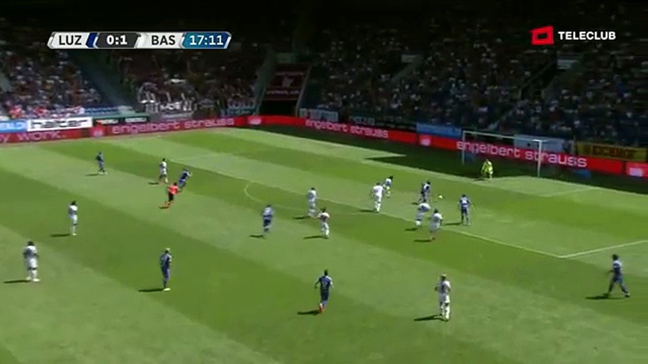 FC Lutzern 1:1 FC Basel (Swiss Super League 3. Runde 2016/2017 7.August 2016)