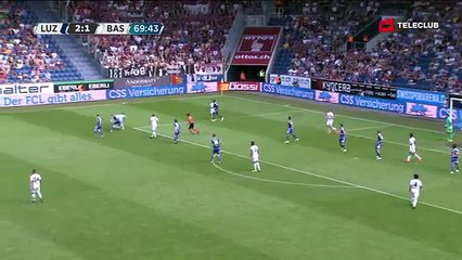 FC Lutzern 2:2 FC Basel (Swiss Super League 3. Runde 2016/2017 7.August 2016)
