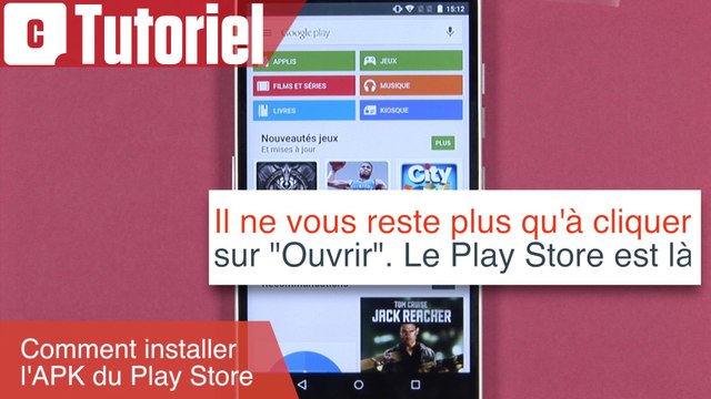 Tuto : comment installer manuellement l'APK du Play Store ?