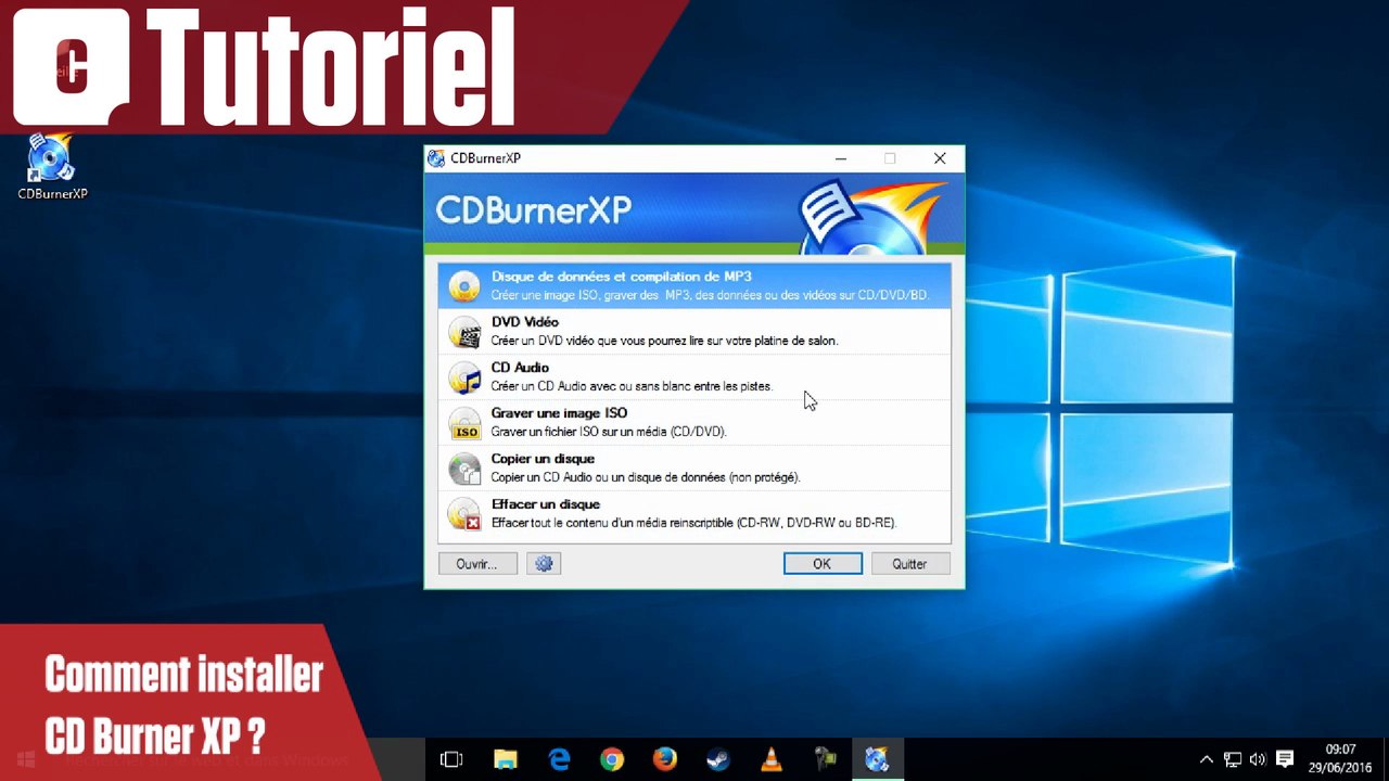 Comment installer CD Burner XP Pro ? - Vidéo Dailymotion