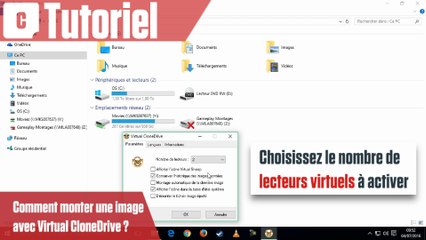 Comment monter une image avec Virtual CloneDrive ?