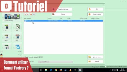 Comment utiliser Format Factory ?