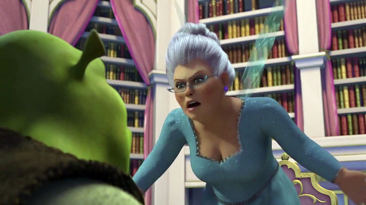 "Green sausages at me" - Shrek 2