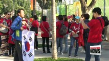 Koreans in Brazil on full cheer-mode for Team Korea