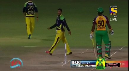 Shakib Al Hasan 2nd over bowling highlights HD vs Guyana Amazon Warriors Final CPL 2016