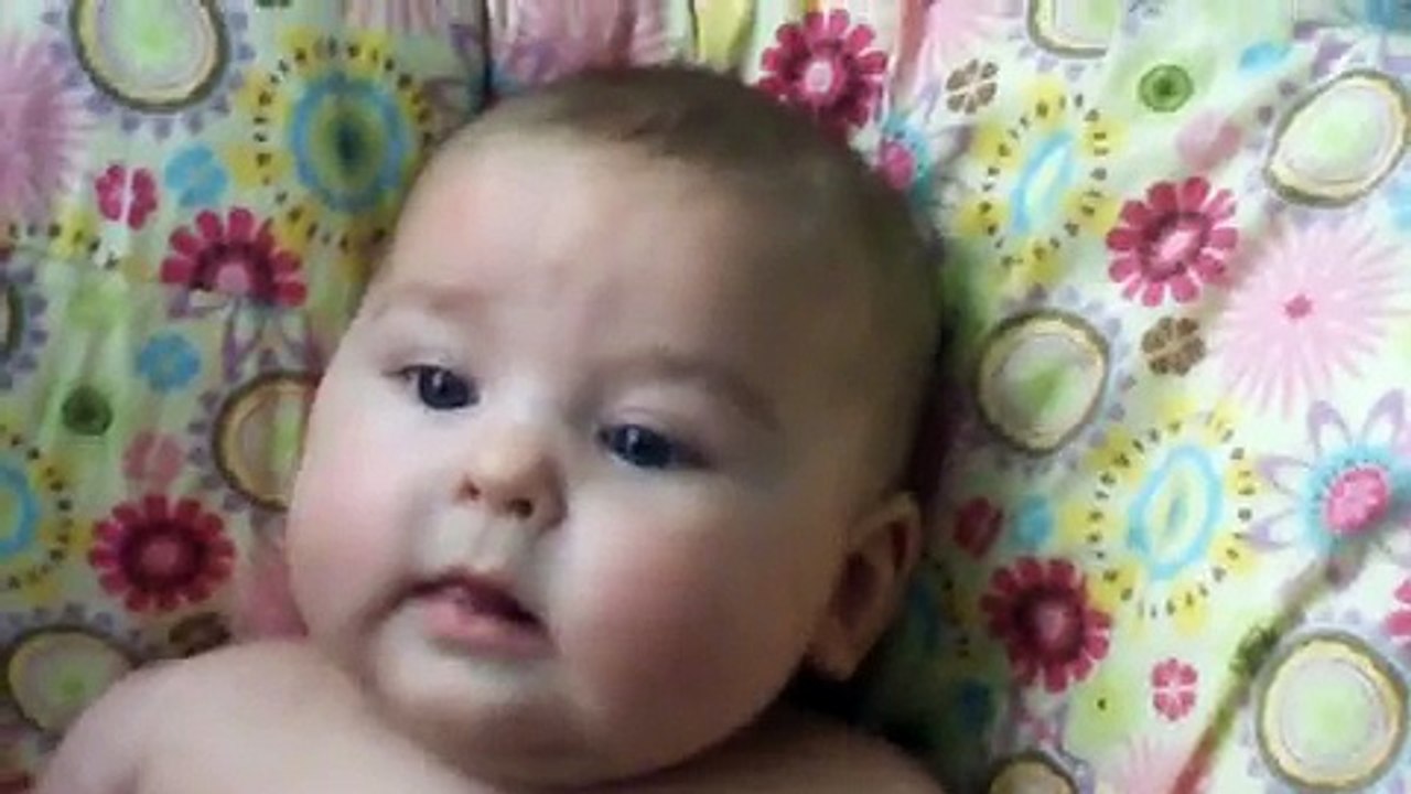 SO FUNNY!!! Bryson scared to hear a baby laughing