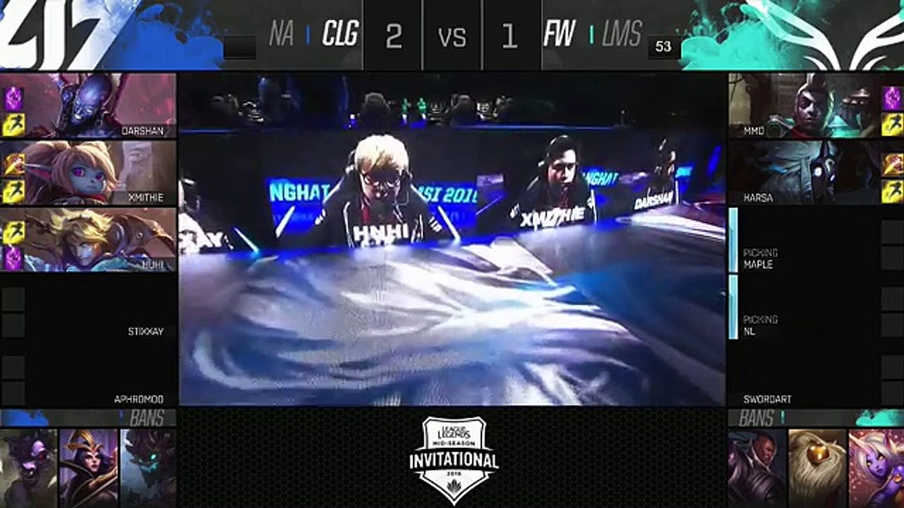 CLG vs FW Game 4 - MSI 2016 Mid-Season Invitational Semifinal - Counter Logic Gaming vs Flash Wolves_2