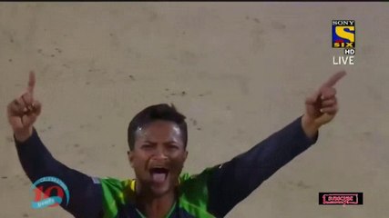 Shakib Al Hasan Got 2 Wicket highlights HD vs Guyana Amazon Warriors Final Match CPL 2016