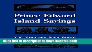Books Prince Edward Island Sayings Free Download
