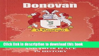 Ebook Donovan: The Origins of the Donovan Family and Their Place in History Full Online
