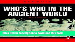 Books Whos Who In The Ancient World Full Online