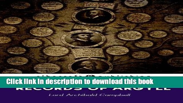 Books Records of Argyll; legends, traditions, and recollections of Argyllshire Highlanders Full