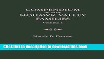 Ebook Compendium of Early Mohawk Valley [New York] Families. in Two Volumes. Volume 1 - Families