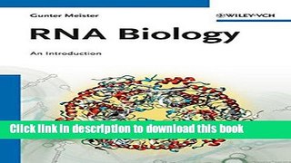 [Read PDF] RNA Biology Ebook Free