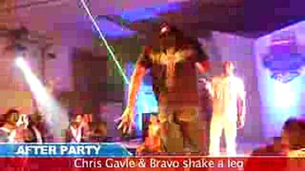 Chris Gayle & Bravo -  Dance on Hindi Song