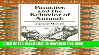 Ebook Parasites and the Behavior of Animals Full Online