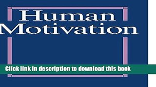 [PDF] Human Motivation [Online Books]