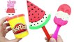 Play Doh Popsicle Ice Cream Locorice Set Toys Peppa Pig Funny Toys Easy To Clay Fun and Creative Video for Kids