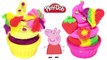 Play Doh 2 Cups Cream Rainbow Wonderful Peppa Pig Toys Eat Licorice Ice Cream Fun and Creative Video for Kids
