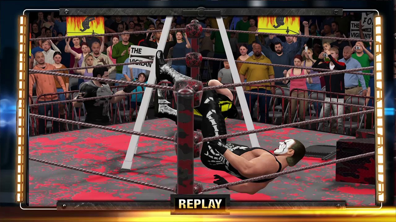 WWE 2K16 4way TLC highlights